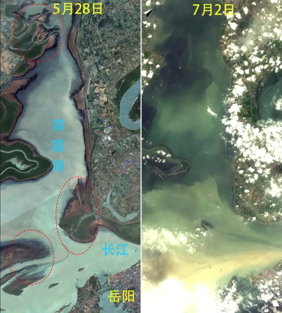 1卫星影像直击洞庭湖水位上升过程.jpg